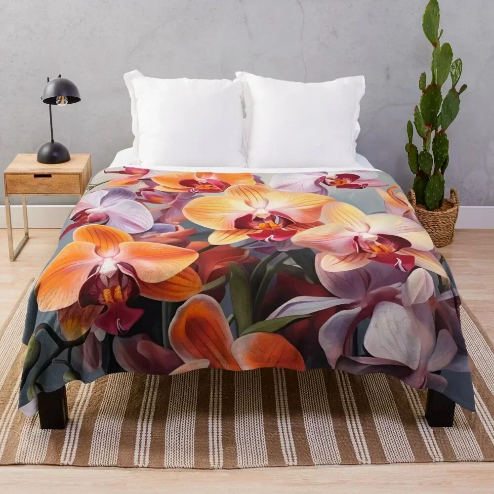 

Flowers Bouquet #44 Throw Blanket Foldable Soft Warm Blanket for Outdoor Use