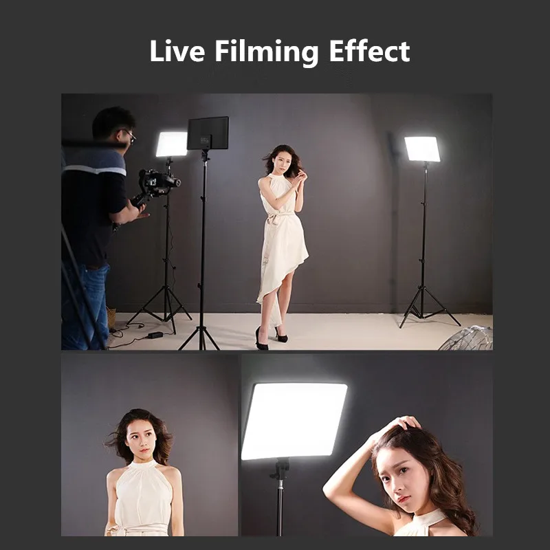 LED Video Light Panel com controle remoto, luzes de estúdio bi-color, iluminação de fotografia, youtube, tiktok, jogo, live stream