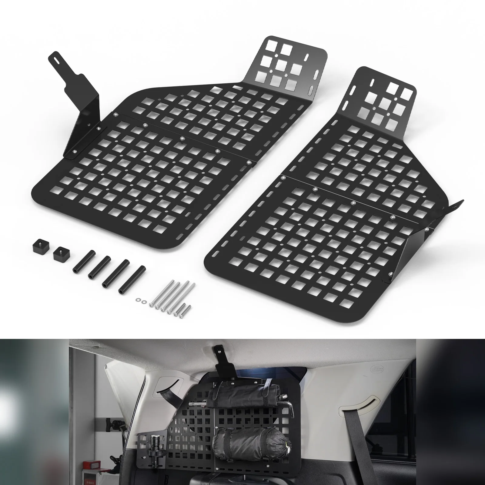 

BEVINSEE Rear Window Storage Panel for Toyota 4Runner 2010-2024, Replace for 64740-35120-C0