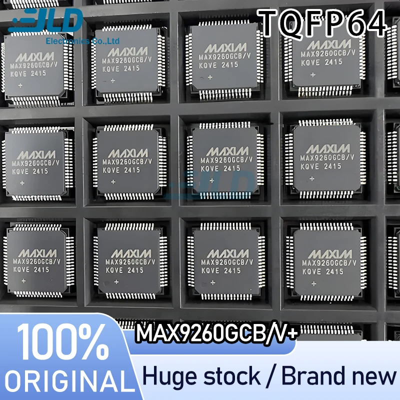 

(1-5piece) 100% New MAX9260GCB/V+ TQFP64 Chipset Professional one-stop ordering Adequate stock Chip Electronics