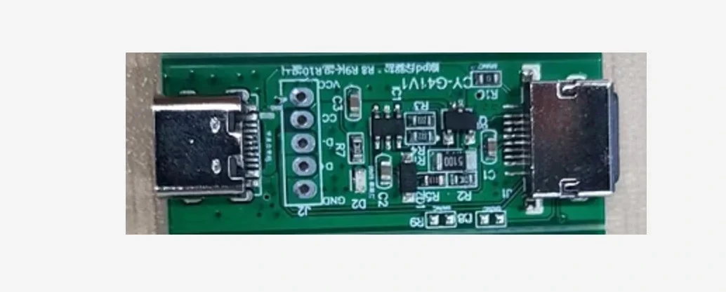 Type-C female base to Lightning female base PD fast charging/2.1A/2.4A test adapter board