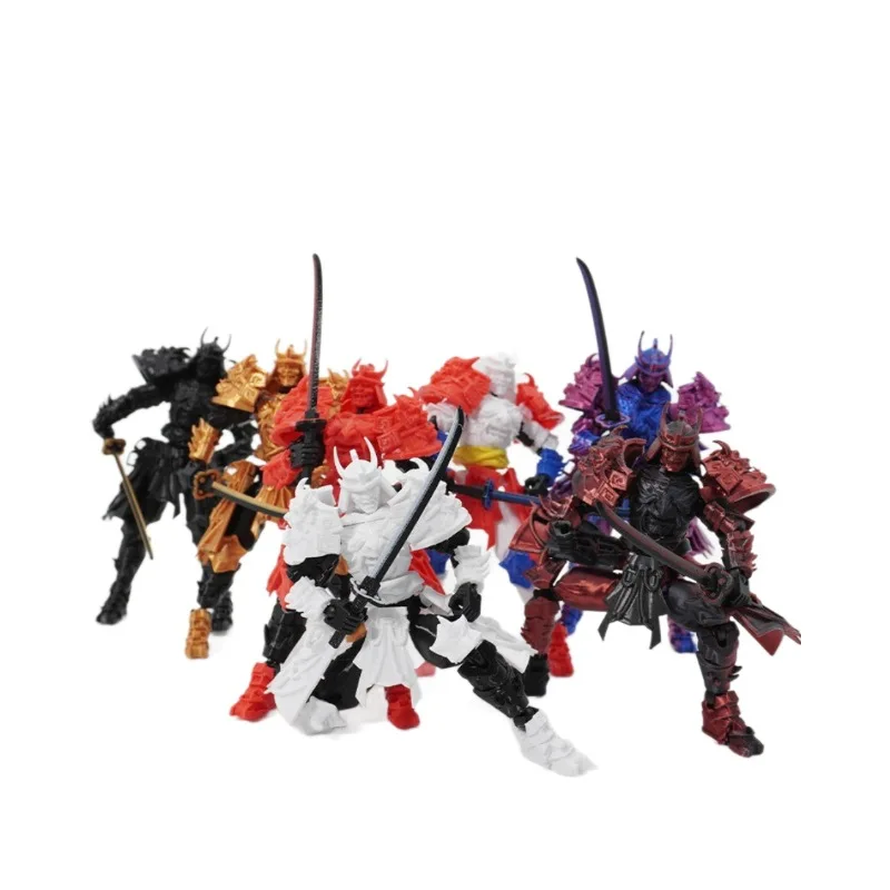 New Lucky Dummy Toy Model Joints Movable 3D Printing Lucky Robot DIY Assembly Soldier Samurai Action Figure Toy Ornaments Gift