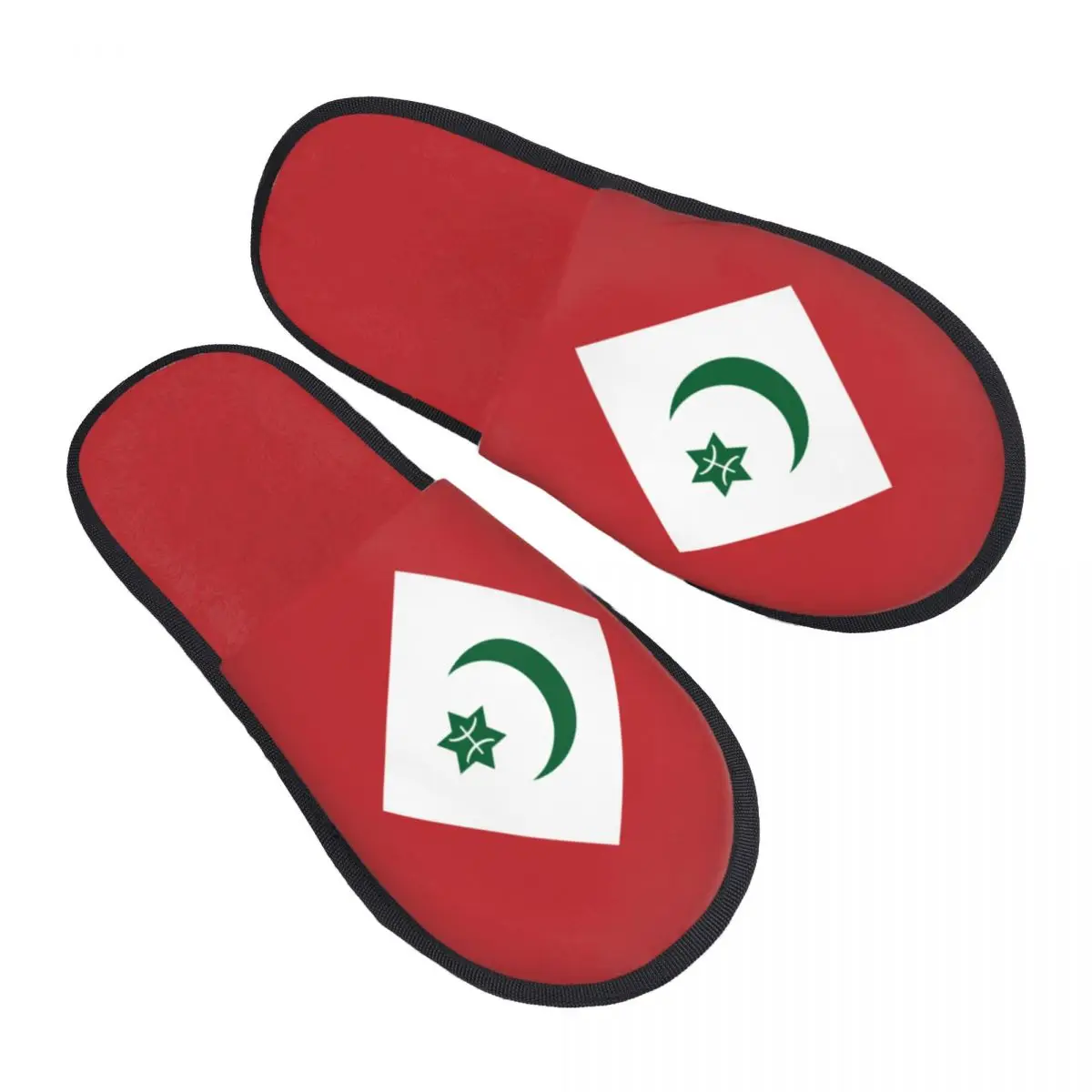 

Men Women Plush Indoor Slippers Rif Amazigh People Flag Warm Soft Shoes Home Footwear Autumn Winter 2023