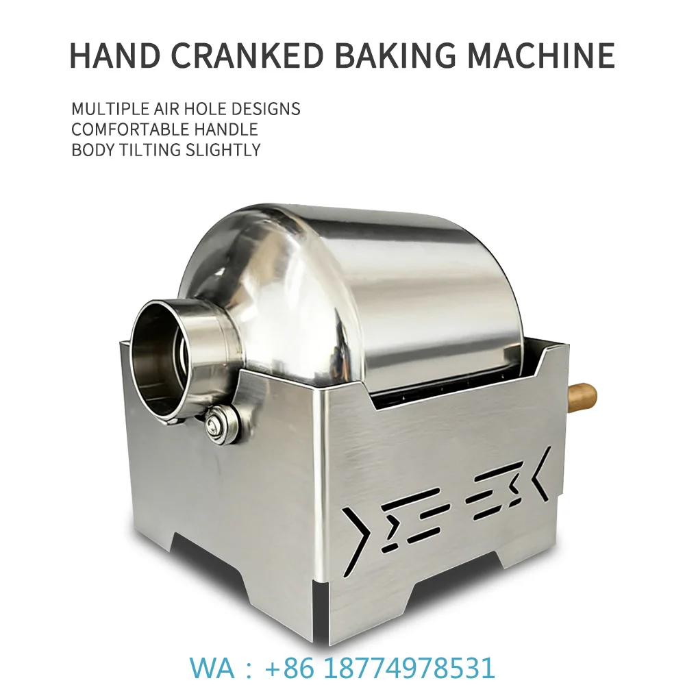 1. Stainless Steel Hand‑cranked Coffee Roasters 500G 360° Drum Rolling Uniform Heating For Espresso Beans Roasting