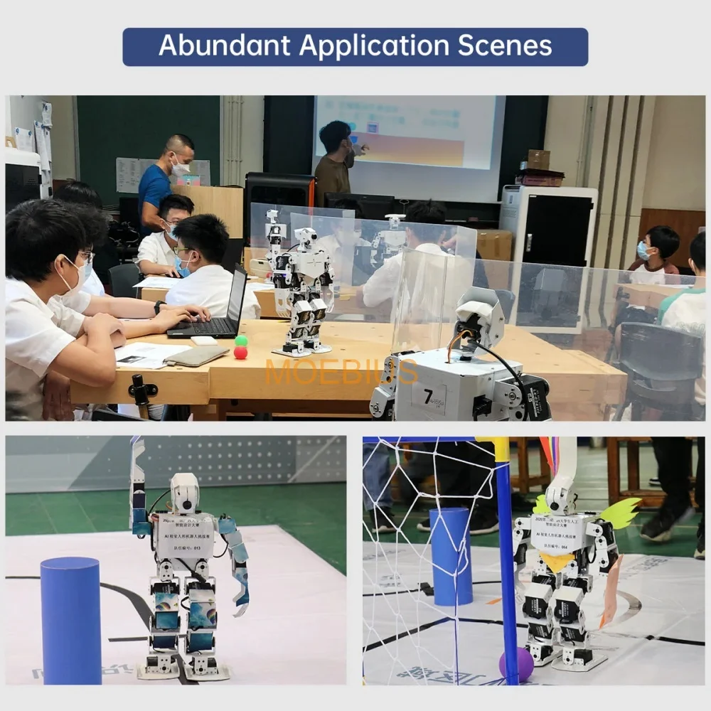 TonyPi Hiwonder AI Intelligent Vision Humanoid Robot Powered by Raspberry Pi 5 Linux OpenCV Motion Control AI Vision Develop