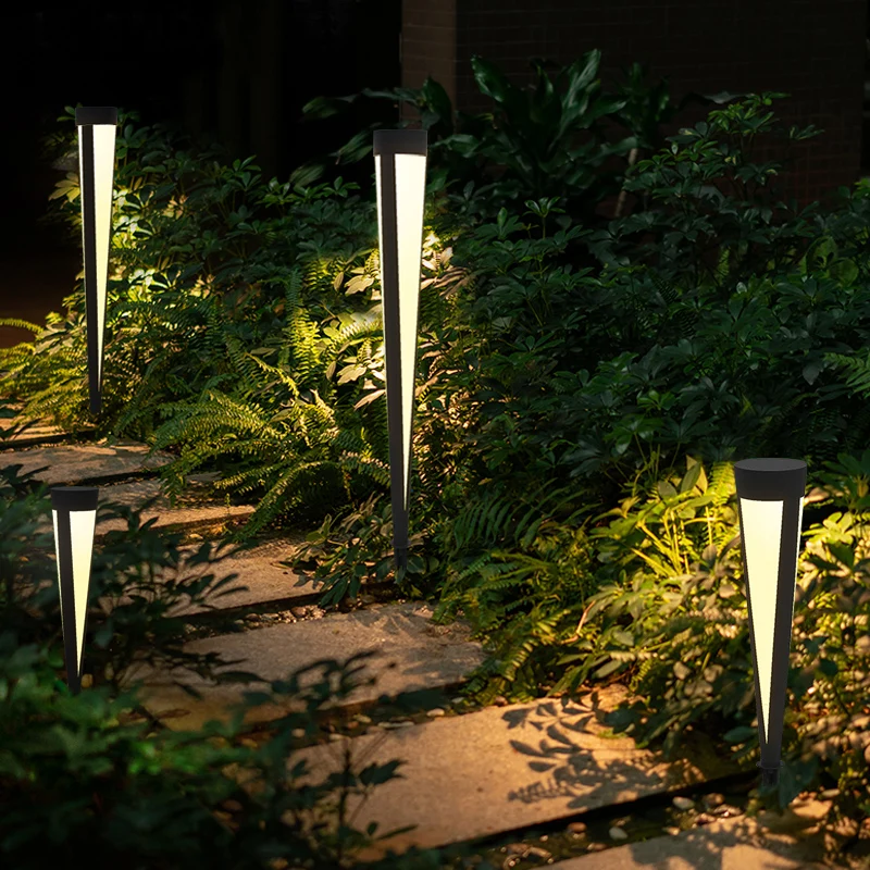 Floor plug-in lawn lamp Solar garden floor  Outdoor waterproof garden landscape Yard  Lighting street