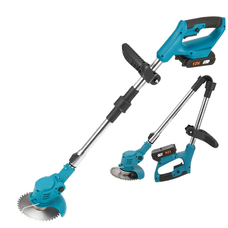 Wholesale Cross-Border 21V Lithium Battery Electric Lawn Mower Portable 125cc Engine Household Multifunctional Industrial Stock