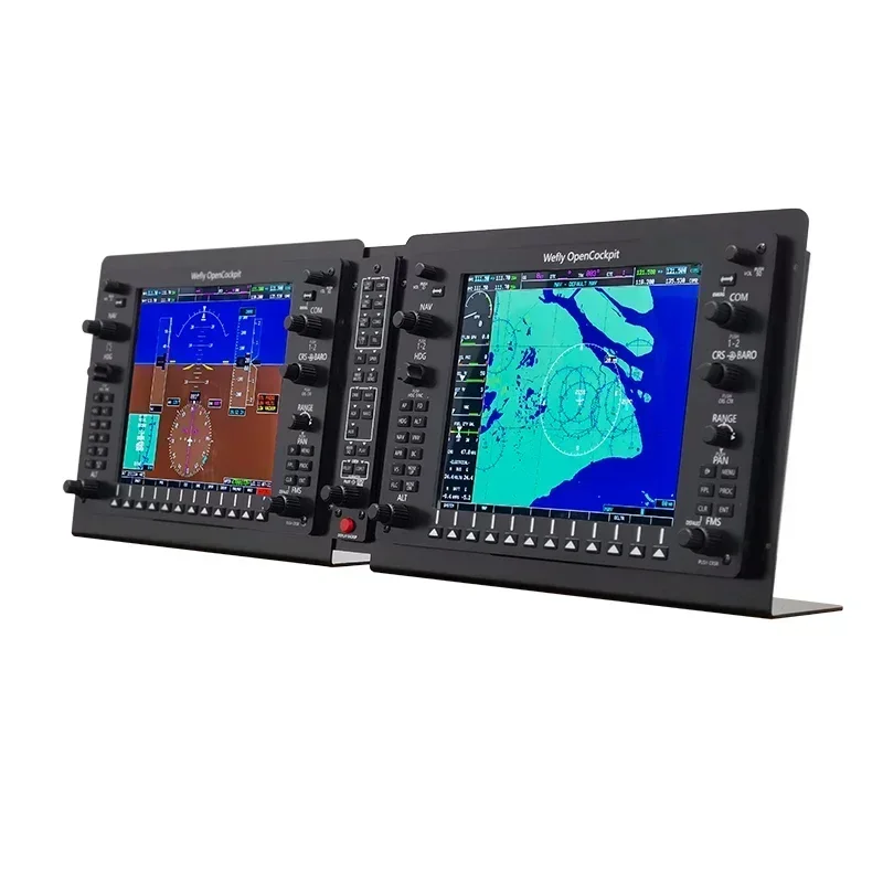 

Simulation Flight G1000 Integrated Aerophone PFD/MFD Display Panel 10.4-Inch LCD Meters Display