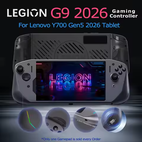 New LEGION G9 2026 Gaming Controller For Lenovo Y700 Gen5 Tablet Exclusive RGB High Precision Hall Rocker Handle Gamepad