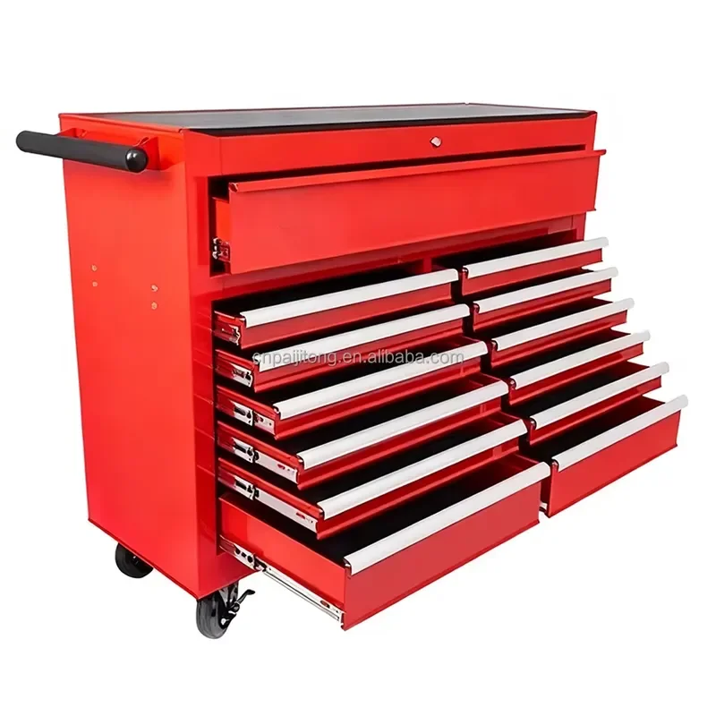Cheap 13 Drawer Tool Cabinet Garage Metal Rolling Roller Tool Trolley Chest on 4 Wheels with Tools