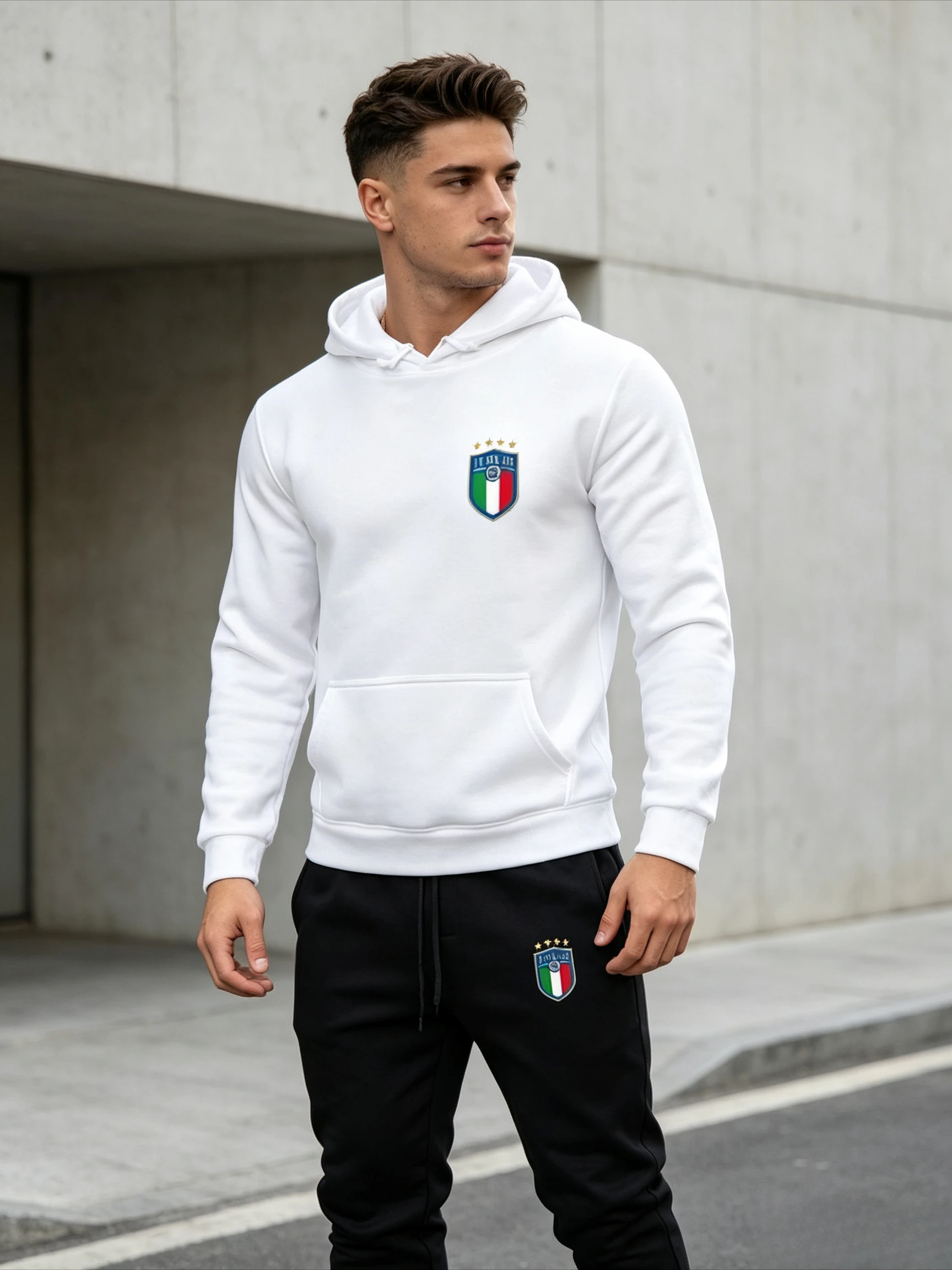 Men‘s 2026  New Autumn Winter Hoodies+Pants Two Piece Set Men Womens Hoodies Tracksuits Jogger Pants Men