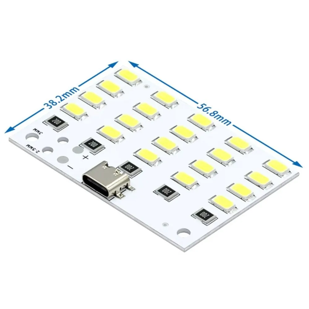8/12/16/20 Beads 5730 SMD LED Panel 430mA~470mA White Light LED Lighting Board 5V Power Emergency Light Power Outage