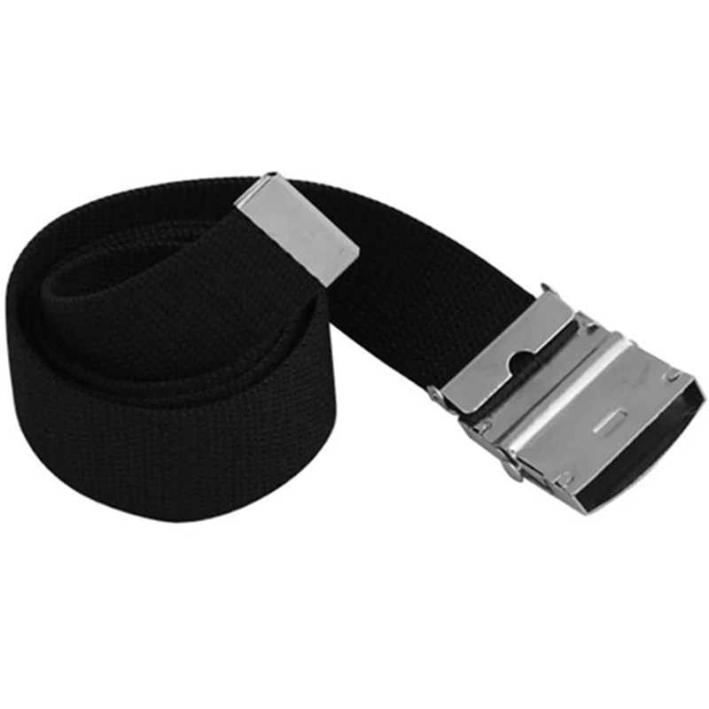 6X Cloth Belt Waistband Band Belt Black Men 38Mm