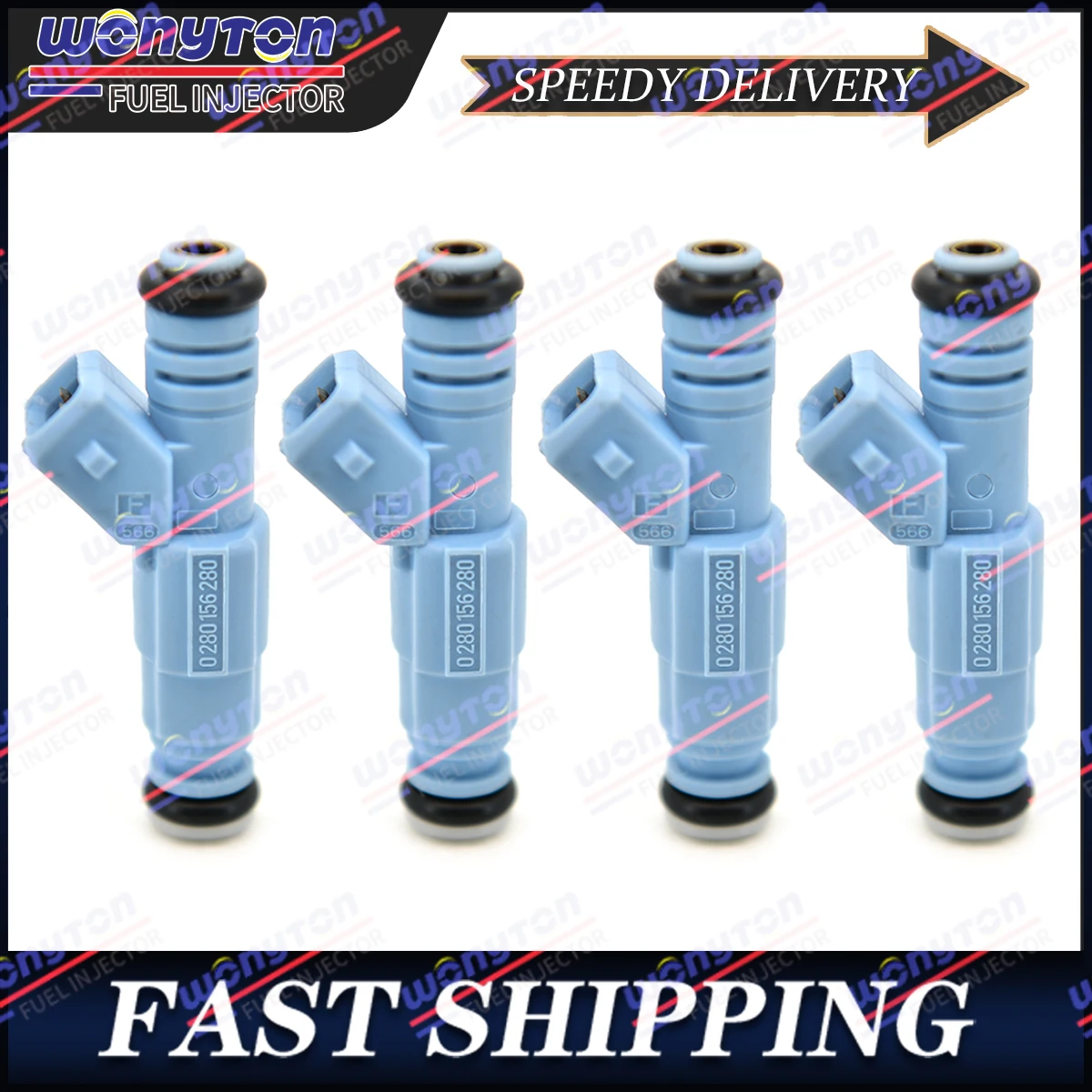 

4x FUEL INJECTORS 0280156280 For cASTRA ZAFIRA 2005-2010 Z20LEH VXR 2.0L