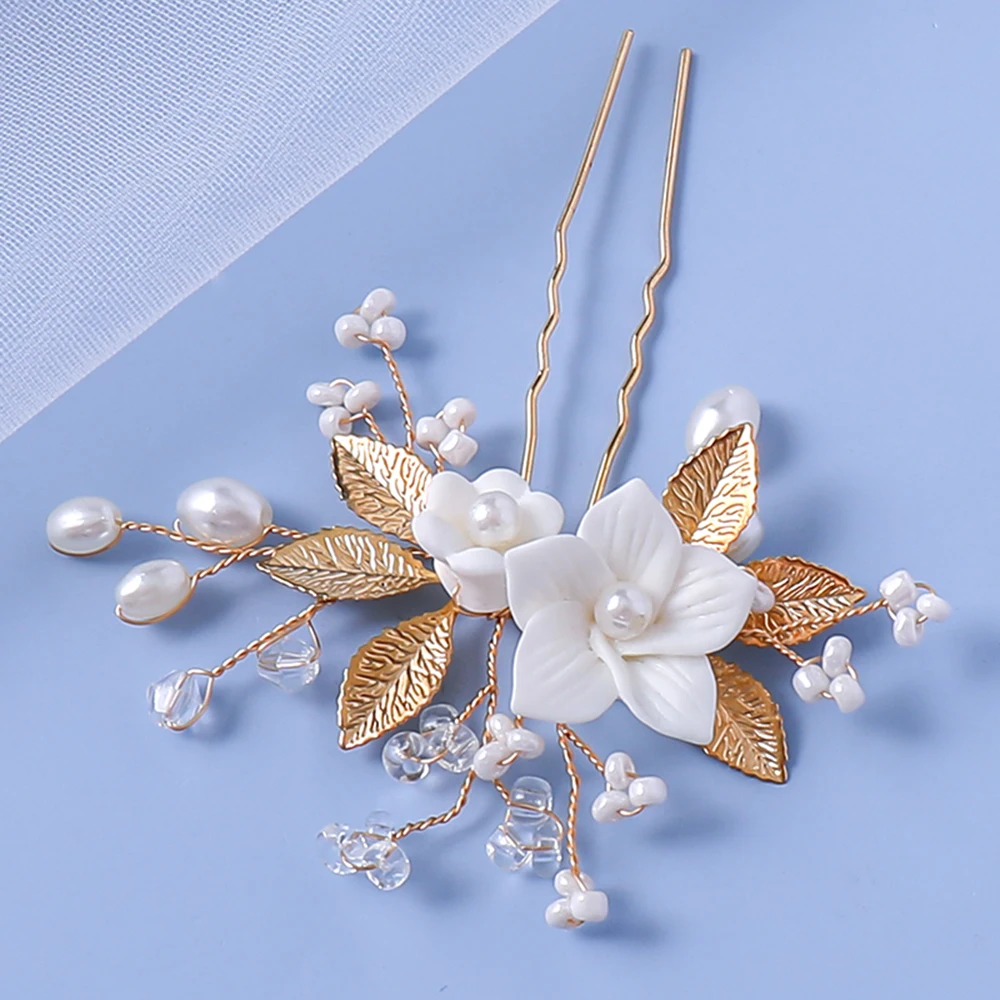 U Style Hair Styling Pins with Temperamental Stable Rhinestones Headwear for Bridesmaid Wedding Dating Shopping