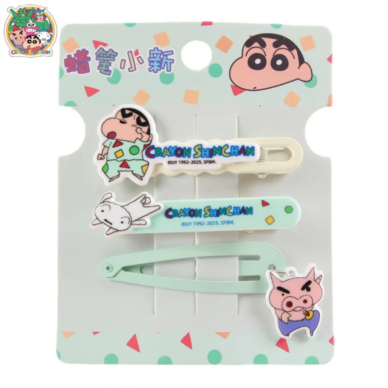 

Cartoon Crayon Shin-chan Side Clip Cute Girl Children's Bangs Clip Hairpin Hair Accessories For Women Non-slip Hair Ornament