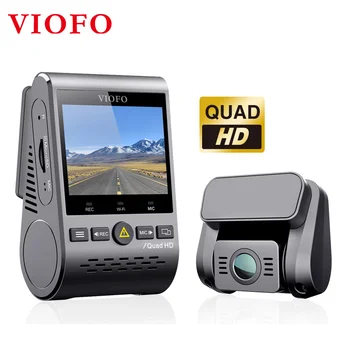 VIOFO A129 Plus Duo cámara de salpicadero DVR para coche con cámara de visión trasera grabadora de vídeo para coche Quad HD visión nocturna Sony Sensor Dashcam con GPS