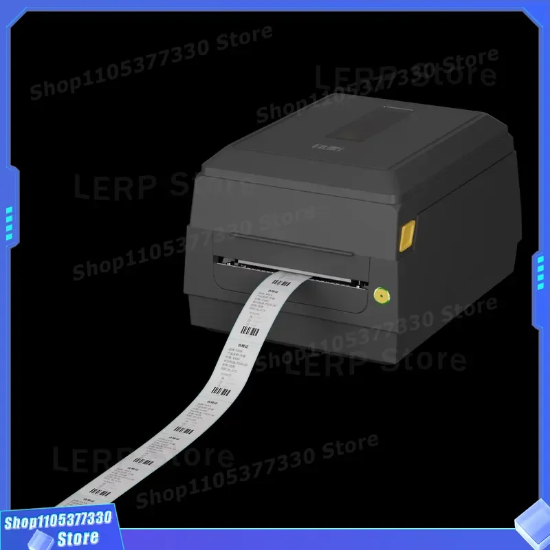 3 Inch Desktop Thermal Transfer Barcode Printer High Speed Direct Laundry Label Maker 203dpi Resolution Color Ribbon
