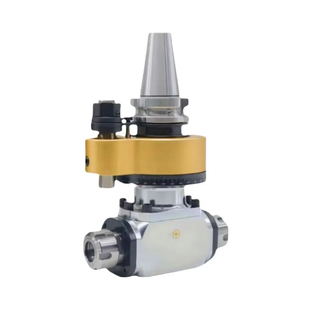 

High Performance BT50-ER25 360° Rotatable Angle Head For Milling Machine New Condition