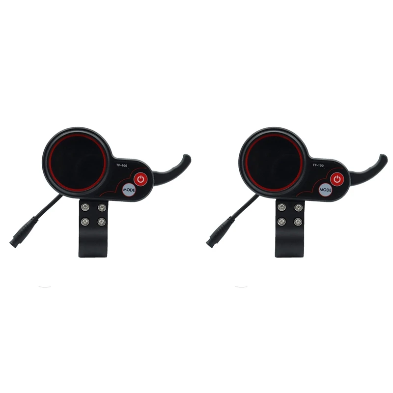 

2X TF-100 Display Scooter Skateboard Dashboard Portable Outdoor For Kugoo M4 Shilop Electric Scooter Parts(6Pin)