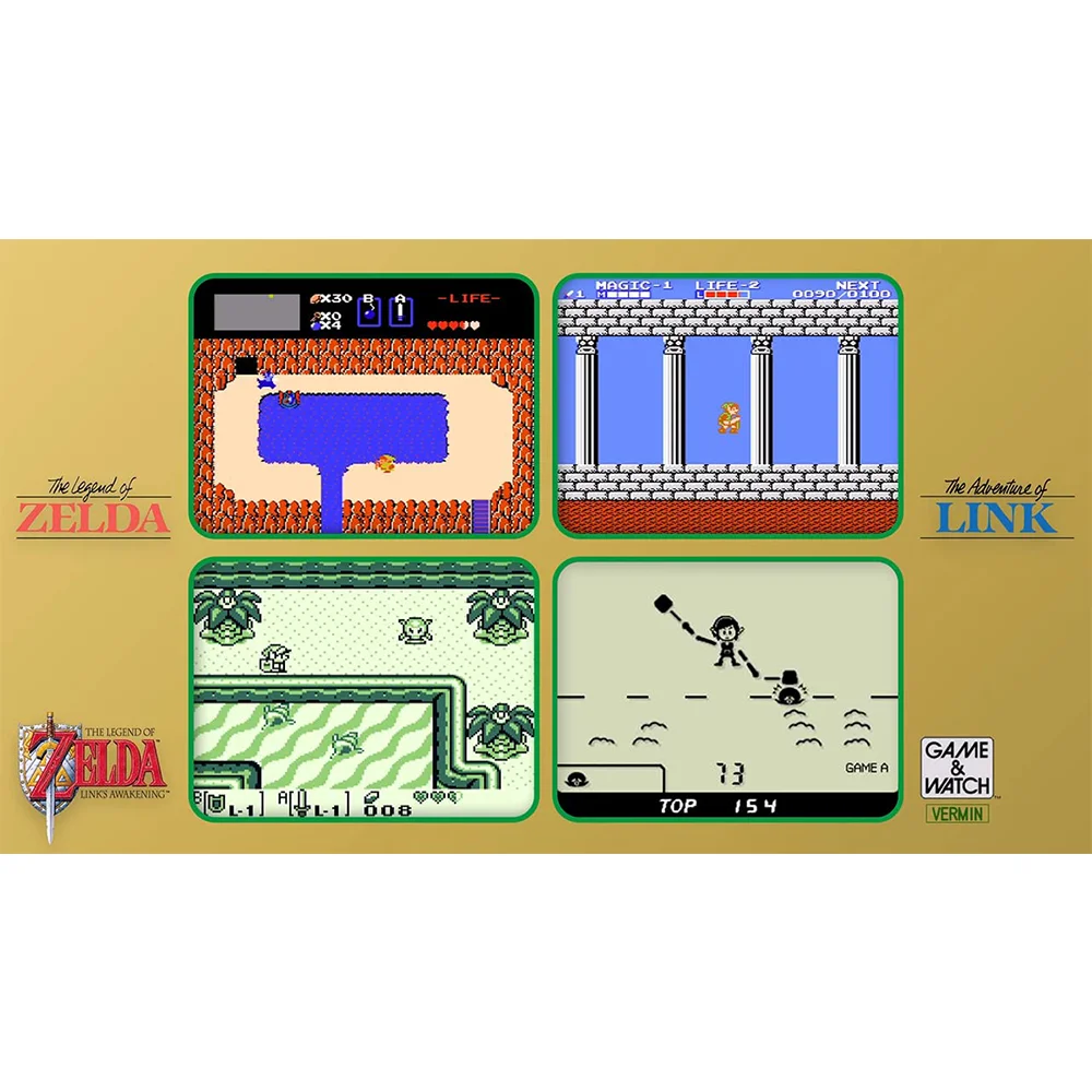 Nintendo Game & Watch The Legend of Zelda 3 Series Defining Games