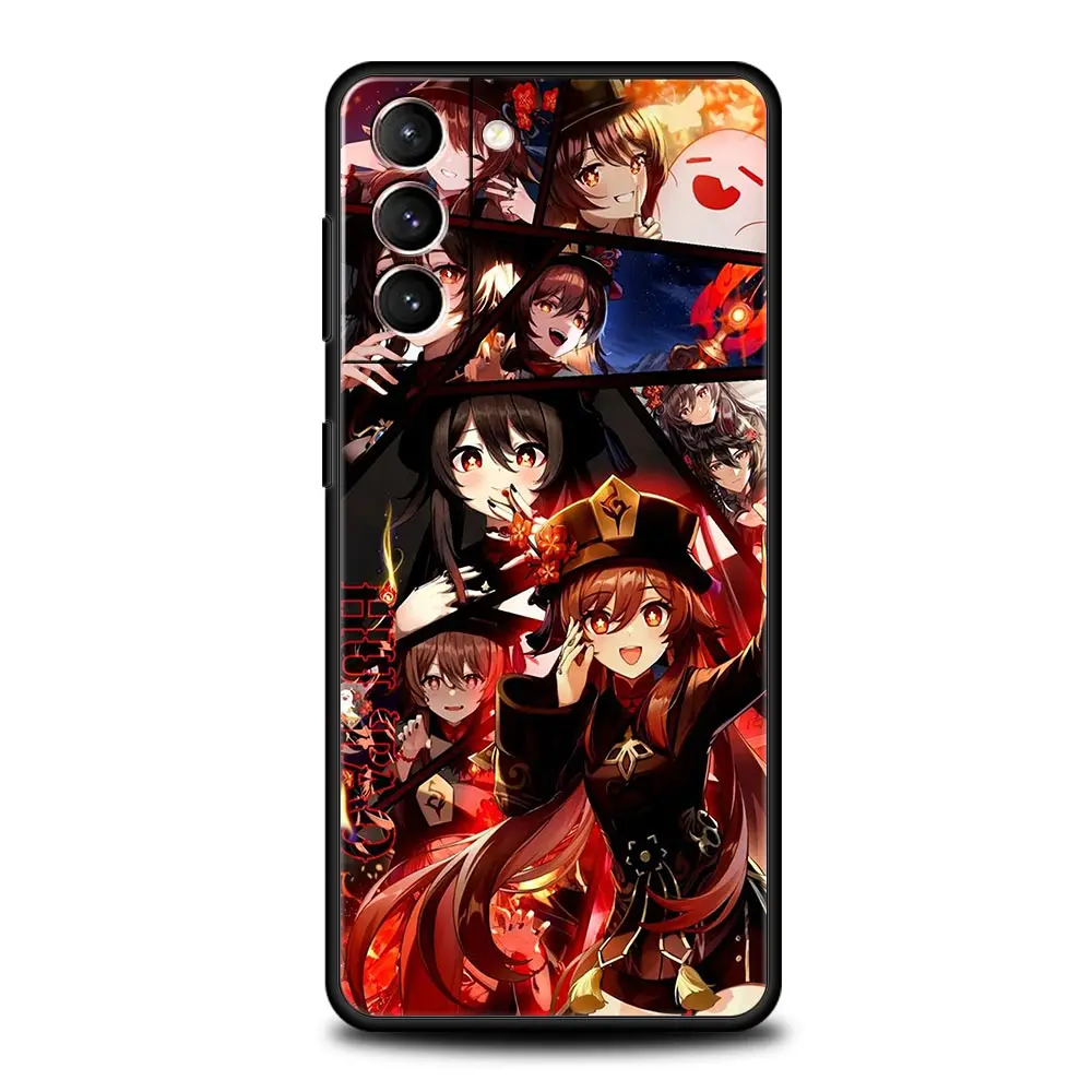 Phone Case For Samsung Galaxy S24 S23 S22 Ultra S20 S21 FE 5G S10 S9 Plus S10E S8 S7 Edge Cover Genshin impact ayato wanderer