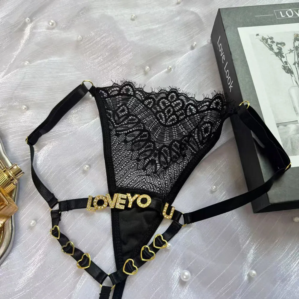 Customized thong engraved with your name personalized pendant thong can be customized with any name custom thong bikini couple