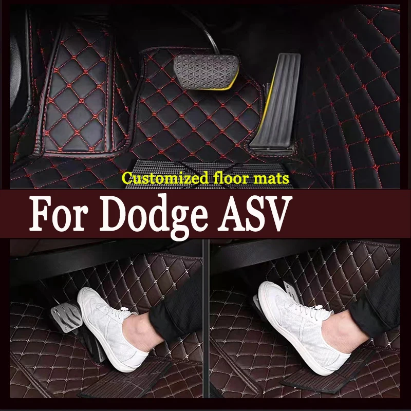 

Car Floor Mats For Dodge ASV Ram 1500 DT 2019~2022 Anti-dirt Carpets Leather Floor Mat Rugs Pad Interior Parts Car Accessories