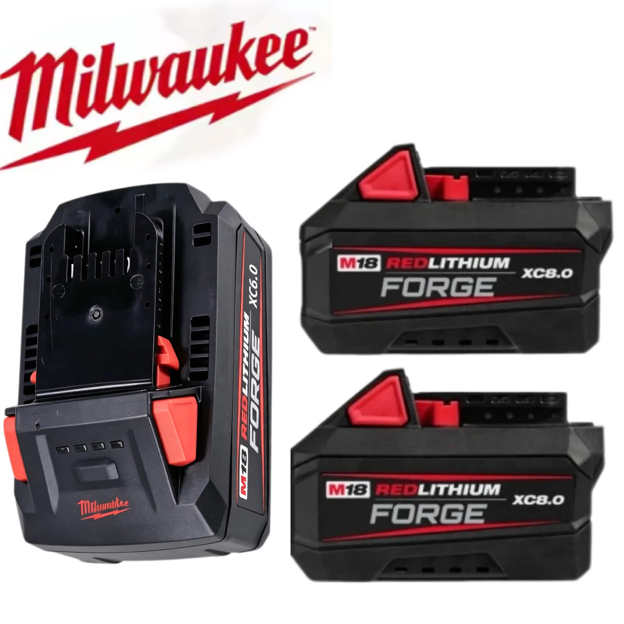 

Новая оригинальная литий-ионная батарея Milwaukee M18, 18В, совместима со всеми инструментами серии M18, высокопроизводительная сменная батарея