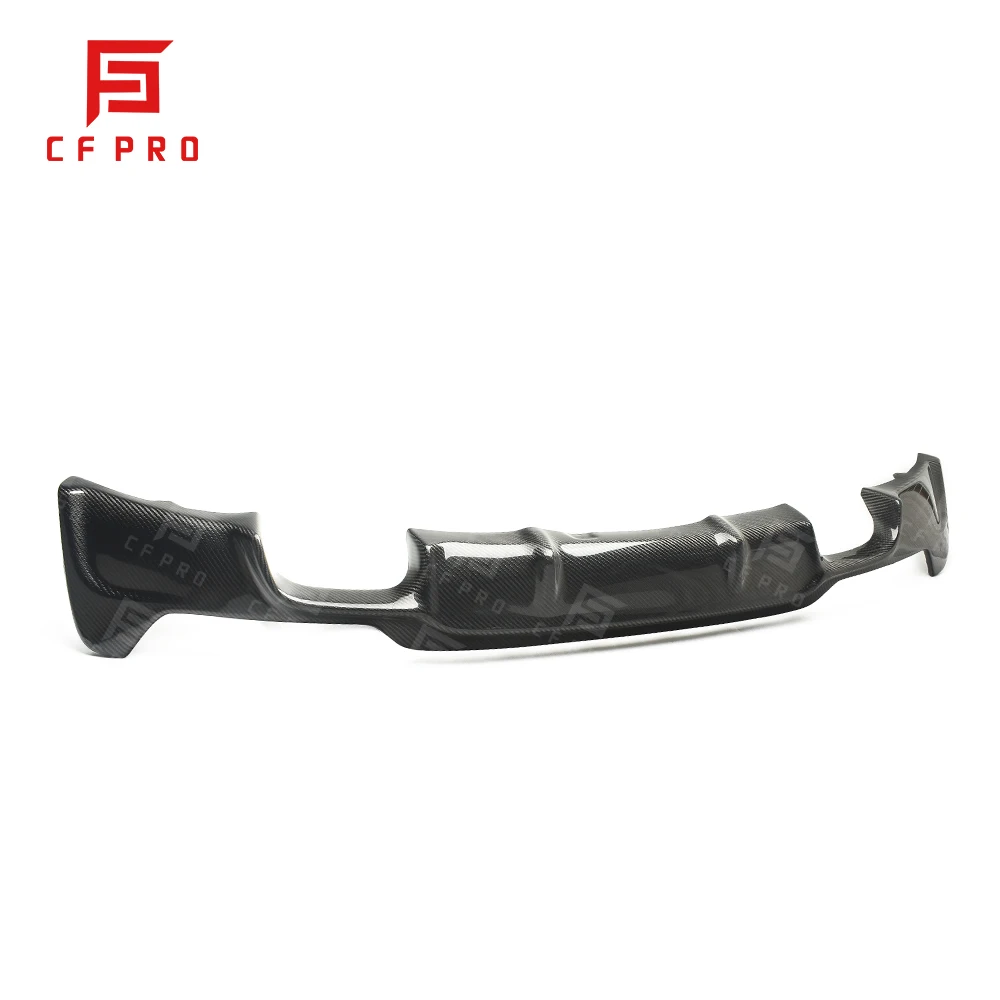 For BMW 4 Series F32 Carbon Fiber 3D Style Rear Bumper Body Kit Rear Diffuser Lip Spoiler Car Accessories