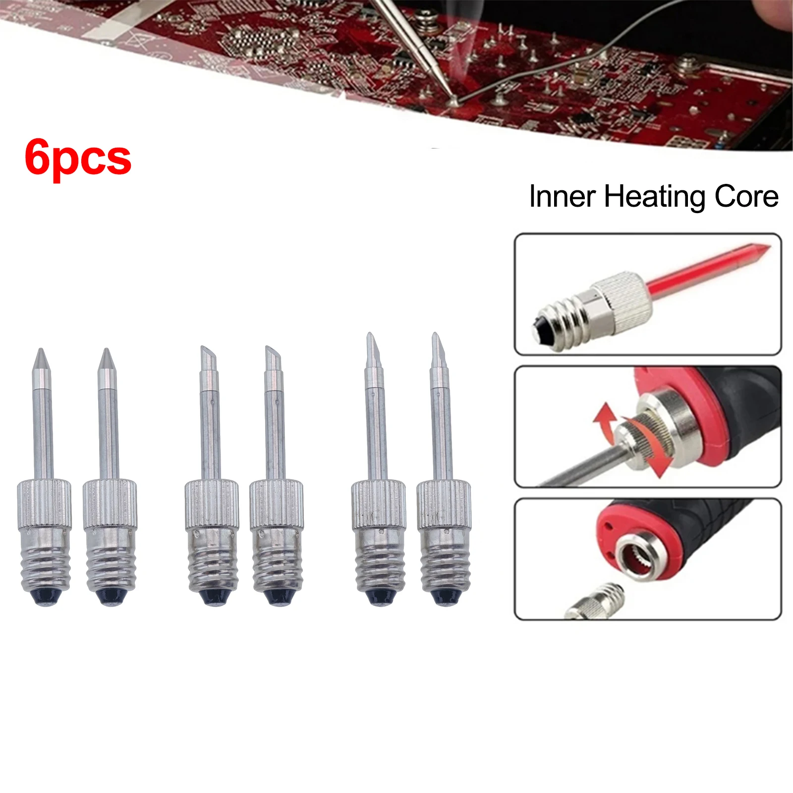Silver Specification Soldering Iron Tips USB Charging General Welding Applications Optional Type Package Content