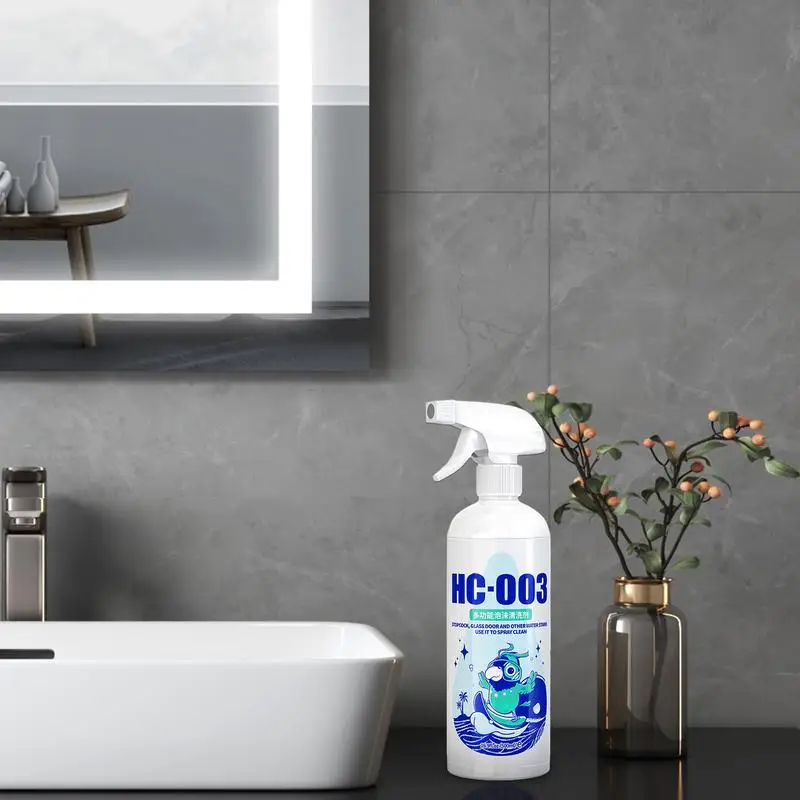 Shower Cleaner Foam 500ml Bathroom Multi-functional Foaming Cleaner Spray Powerful Descaling Cleaning Agent Foaming Cleaner Spra