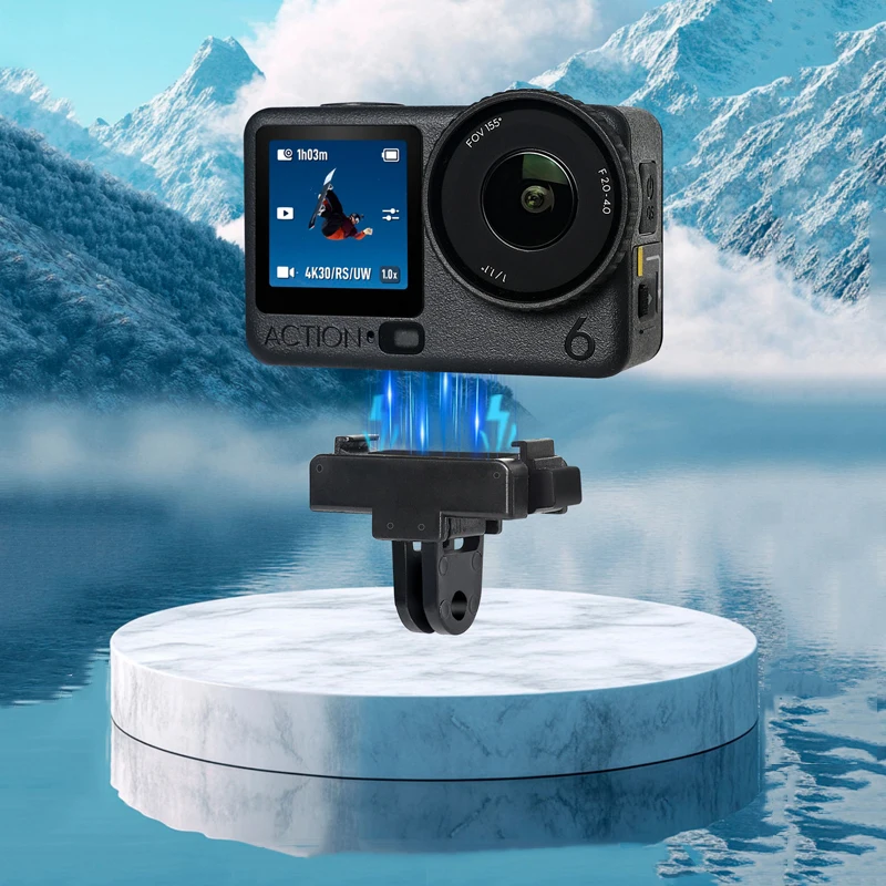 �y�Z�[�����zDJI Osmo Nano/Action 6 �p���C�N�C�b�N�����[�X�A�_�v�^�[�x�[�X ���肵�����t�� 2 �̒܃}�E���g�A�_�v�^�[ �܂肽���ݎ��x�[�X