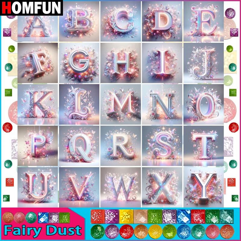 HOMFUN Fairy Dust DIY 5D Diamond Painting \