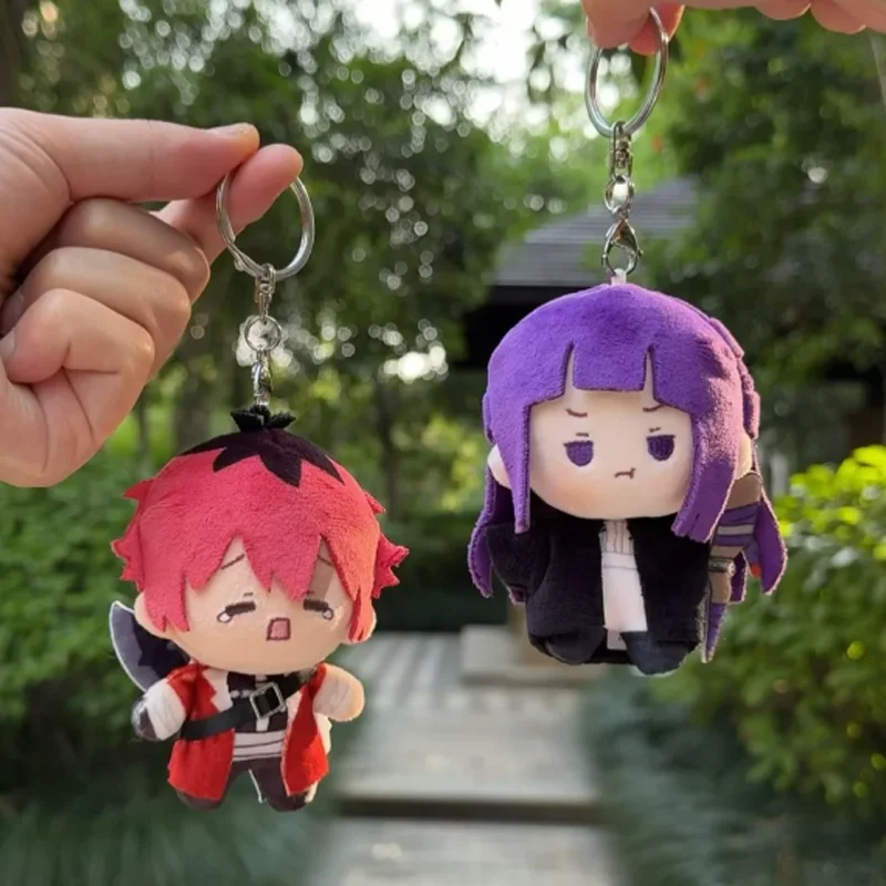 재고 있음 오리지널 Frieren: Beyond Journey's End 플러시 펜던트 Frieren 장난감 플러시 스타크 펀치 귀여운 인형 어린이 선물