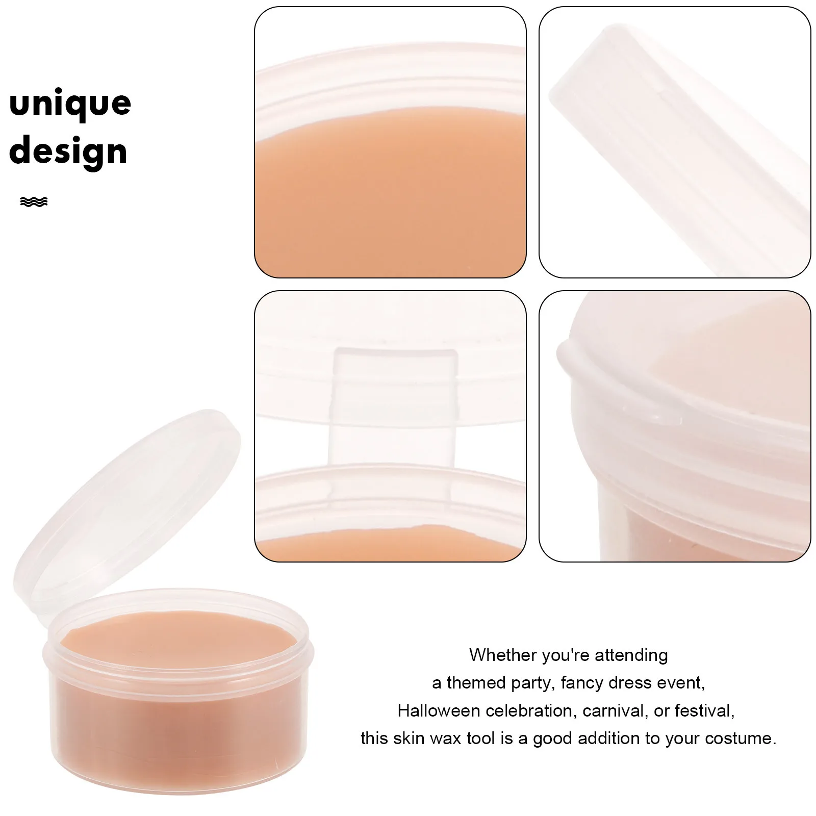 

40G Skin Wax For Special Effects Makeup Face Modeling Fake Wound Scar Tool Halloween Costume Party Body Art Kit