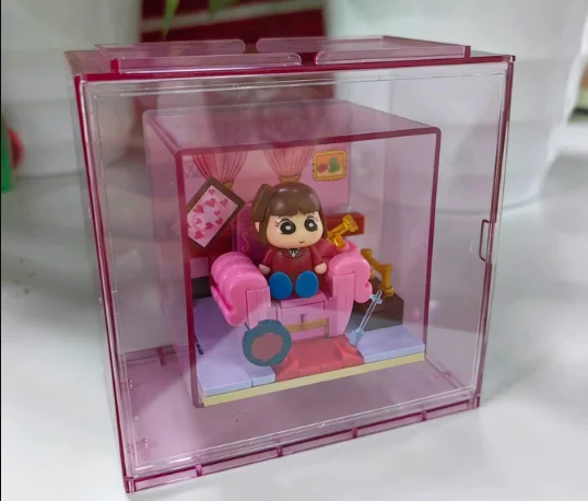 

2026 Moonlight Crayon Shin-chan Floating Block Blind Box DIY Assemble Building Blocks 1 Random Figure