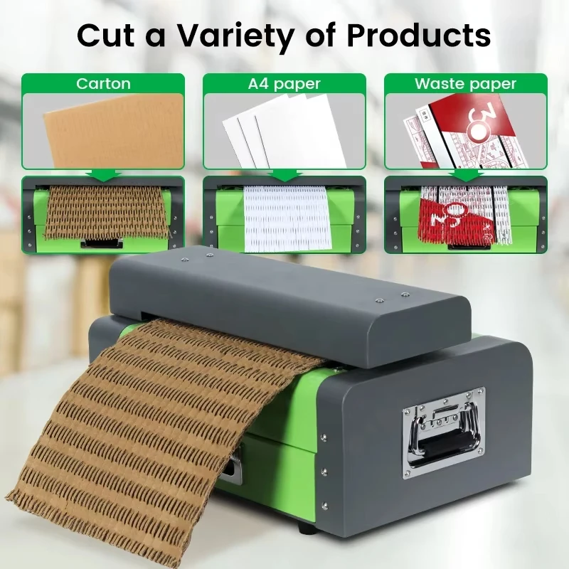 

X70 200W 220V/110V Recycling Carton Box Cardboard Shredder For Packing Material Box Cutting Machine Carton Cutting Machine