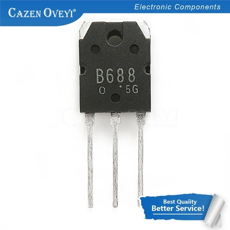 4pcs/lot =2pairs 2SB688 2SD718 ( 2pcs B688 + 2pcs D718 ) TO-3P In Stock