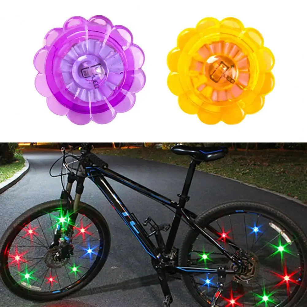 Bike LED Neon Bicycle Wheel Spoke Light Waterproof Color Bike Safety Warning Light Cycling Light Bicycle Accessories