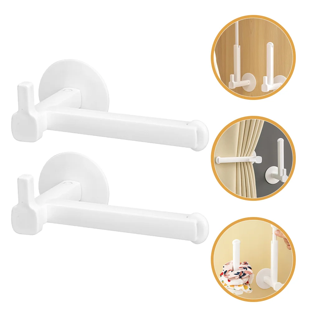 Curtain Fixing Hook Shower Holder Backs Wall Mounted Tieback Supply Window Drapery