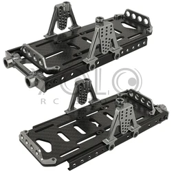 Metal DIY Chassis Frame Kit Extended Rails Shock Towers 4x4 Upgrade to SCX10 6x6 for 1/10 RC Crawler Axial SCX10 Modified Part