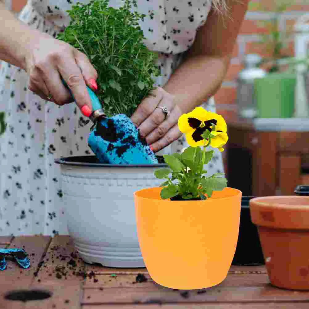 Multifunctional Planter Unique Round Automatic Watering Pot Durable Flower Irrigation System