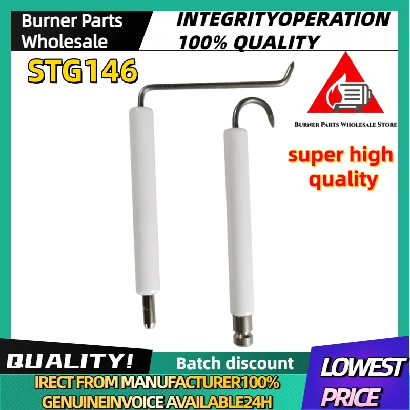 

Brand New Original STG146 Ignition Rod Ion Rod Ignition Needle Ion Probe For Textile Setting Machine Burner Industrial Combustio