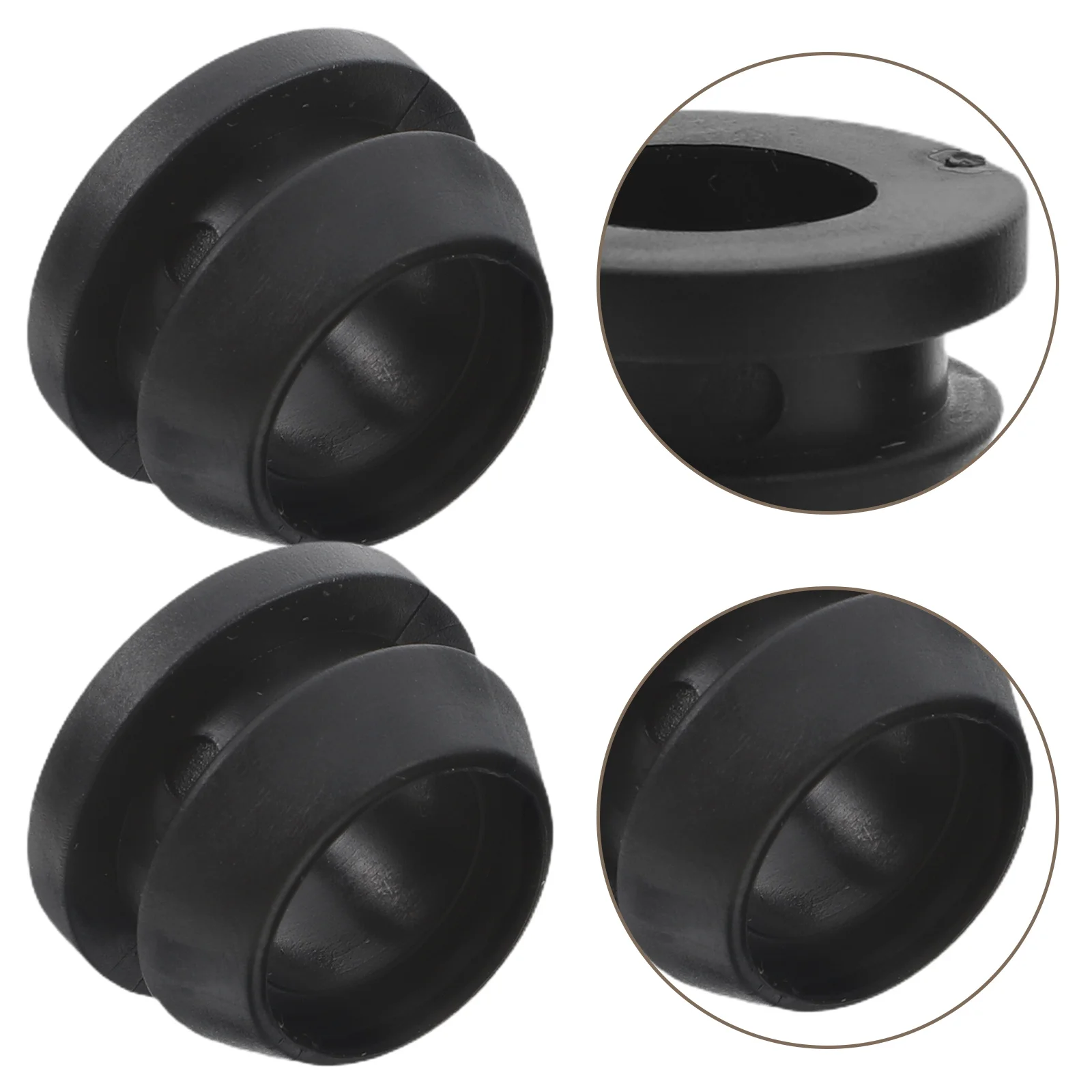 

50pcs Irrigation Bypass Valve Gasket Black TPE Silicone Drip Prevention Seal for Faucet Plumbing Gardening System Leakproof