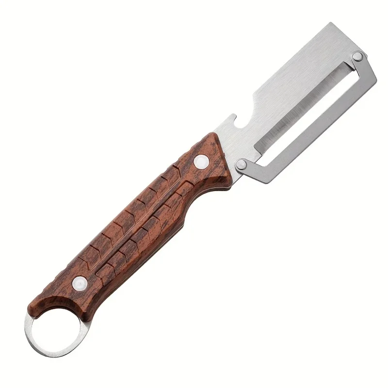 One Stainless Steel Sugarcane Peeler An All-Metal Kitchen Peeler A Fruit Rack Peeler A Wine Glass Opener A Two-In-One Tool