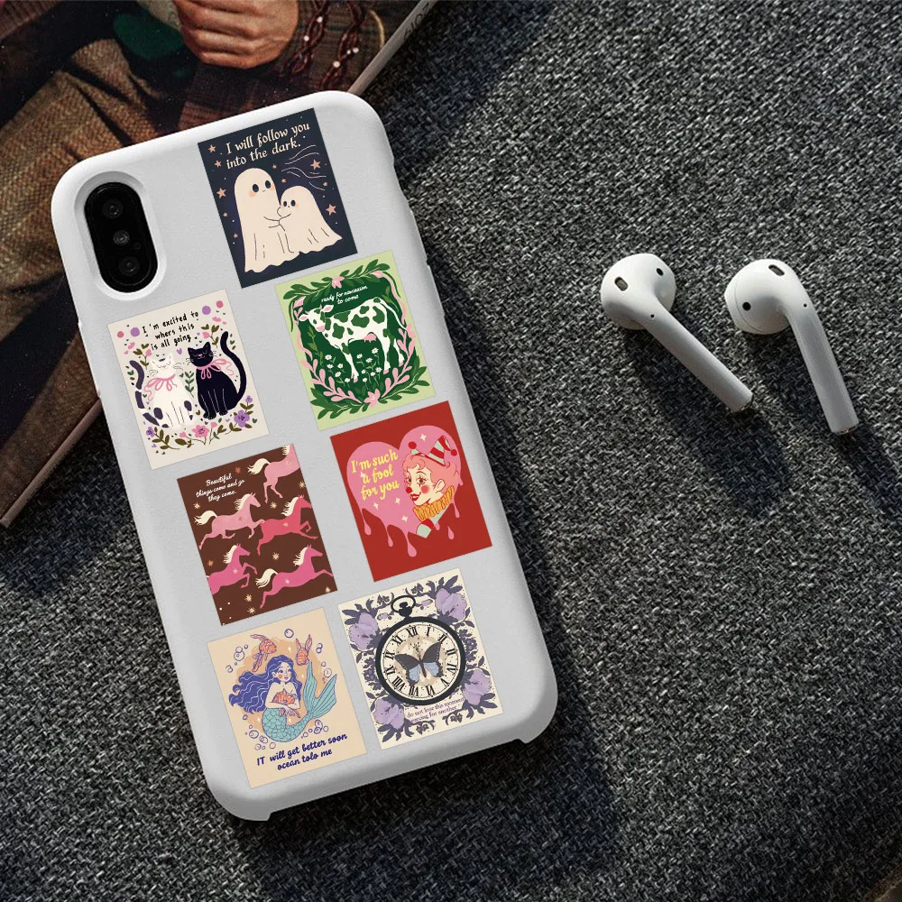 50 Stück seltsame Encouragem-Aufkleber für Laptop, Sammelalbum, Gepäck, Gitarre, Helm, DIY, Graffiti-Aufkleber, kreative Geschenke – Detail 9