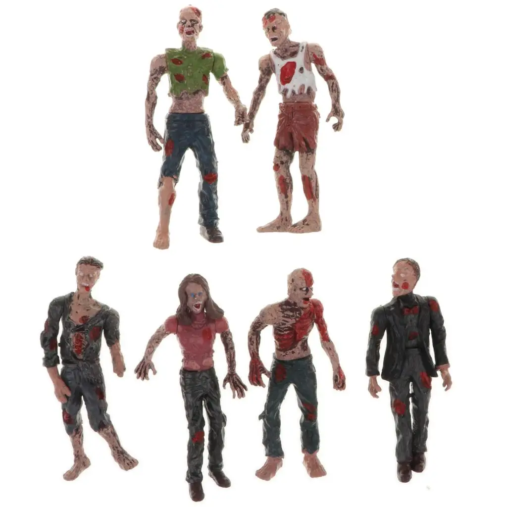 Set of 6pcs Walking Action Figures Movie Characters Model Kids Toys