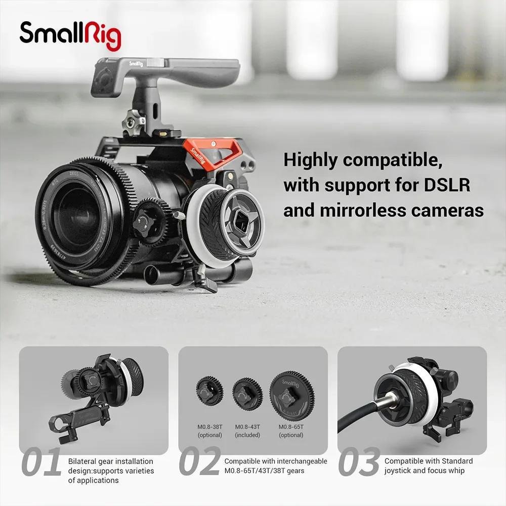 NEW SmallRig Professional Mini Accessory Kit Include Mini Matte Box And Mini Follow Focus For Mirrorless DSLR Cameras 3196