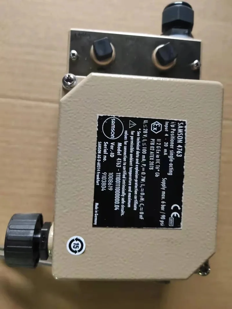 El convertidor de E/p Samson 6111 montado en el actuador de posicionador de válvula grande 4763 3277-240 se puede combinar con la válvula china